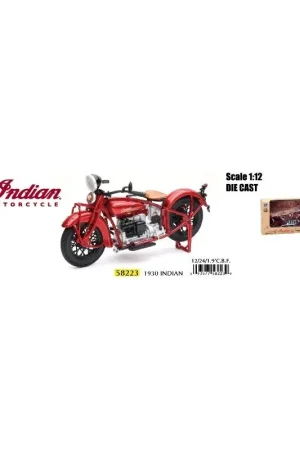 Expédition Rapide NEWRAY 58223 MOTO INDIAN FOUR (BURGUNDY) 1930 1/12