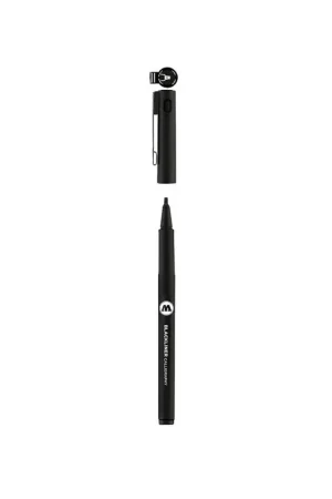 Vente Directe MOLOTOW 703213 MARQUEUR FEUTRE FIN NOIR BLACKLINER BRUSH S