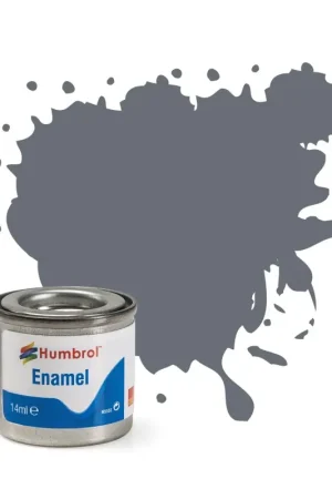 Achetez Aujourd'hui HUMBROL AA0059 PEINTURE ENAMEL 5 DARK AD GREY - GLOSS - TINLET NO 1 (14ML)