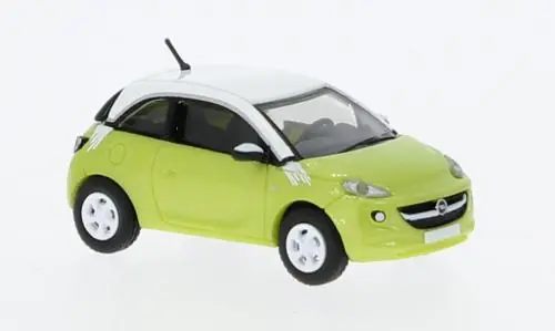 *SOLDES* - BERLINE CITADINE OPEL 3 PORTES VERT CLAIR METALLISE TOIT BLANC 2013-19 Prix Choc
