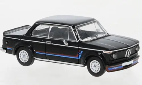 *SOLDES* - BERLINE DE COURSE BMW 2002 TURBO 2 PORTES PHASE 2 NOIRE DE 1968-1974 Seulement Aujourd'hui