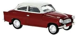 *SOLDES* - BERLINE TRI-CORPS 2 PORTES SKODA OCTAVIA ROUGE TOIT BLANC Pas Cher
