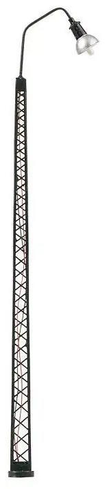 *SOLDES* - 3X LAMPES CINTREES SUR POTEAU EN TREILLIS LED Achat Immédiat