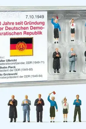 *SOLDES* - 6 x PERSONNAGES POLITIQUES 70EME ANNIVERSAIRE CRD ALLEMAGNE 7/10/1949 Pas Cher