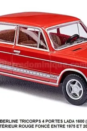 *SOLDES* - BERLINE TRICORPS 4 PORTES LADA 1600 (2106) ROUGE INTÉRIEUR ROUGE FONCÉ ENTRE 1975 ET 2005 Pas Cher