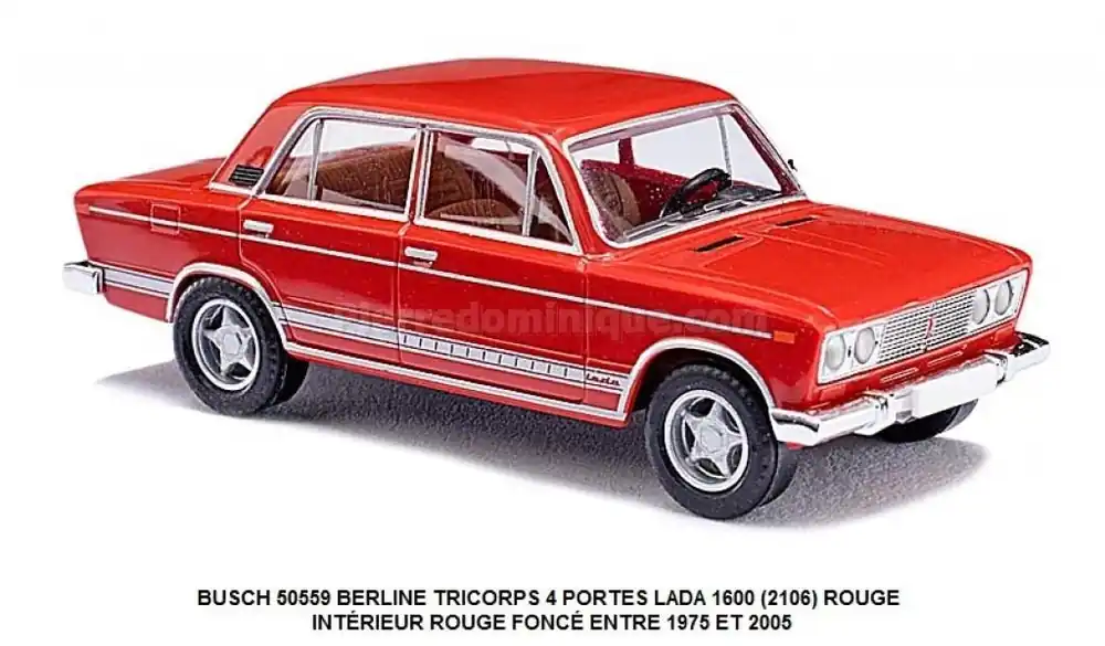 *SOLDES* - BERLINE TRICORPS 4 PORTES LADA 1600 (2106) ROUGE INTÉRIEUR ROUGE FONCÉ ENTRE 1975 ET 2005 Pas Cher