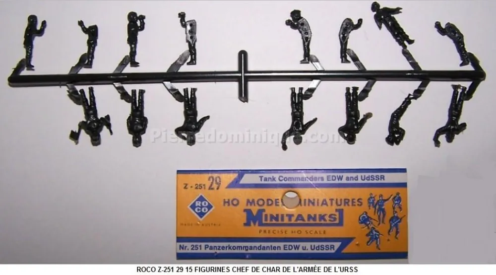 *SOLDES* - 15 FIGURINES CHEF DE CHAR DE L‘ARMÉE DE L‘URSS Meilleur Choix