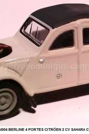 *SOLDES* - BERLINE 4 PORTES CITRÖEN 2 CV SAHARA CAPOTE FERMÉE BEIGE DE 1958 Affaire À Saisir