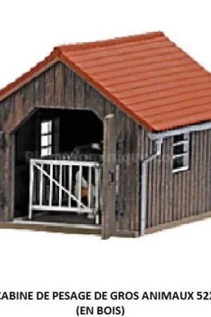 *SOLDES* - KIT CABANE DE PESAGE POUR GROS ANIMAUX Jusqu'à Épuisement Des Stocks