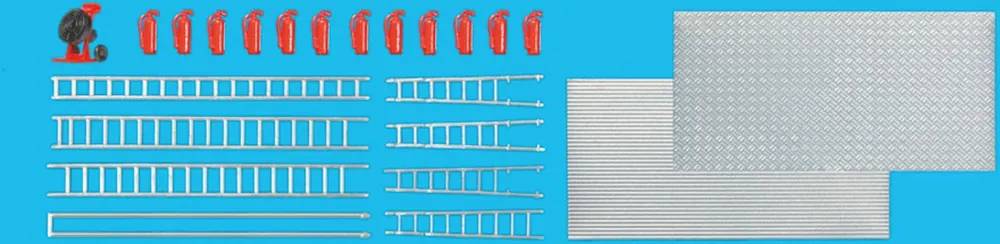 *SOLDES* - KIT PLASTIQUE ACCESSOIRES DE POMPIERS Promotion