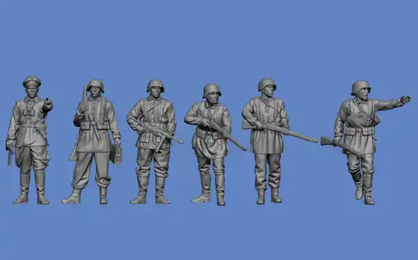 Usine Directe NEW! Germania-Figuren 35-WW2-0084 Kursk 1943 Waffen SS In Action 03