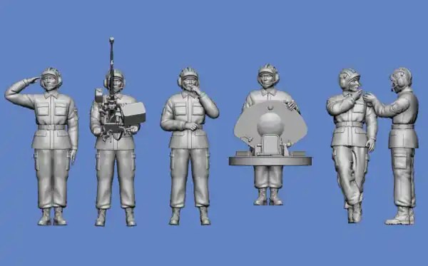 Top Vente NEW! Germania-Figuren 32-CW-5150 Tank Crew Of The Modern Chinese Army