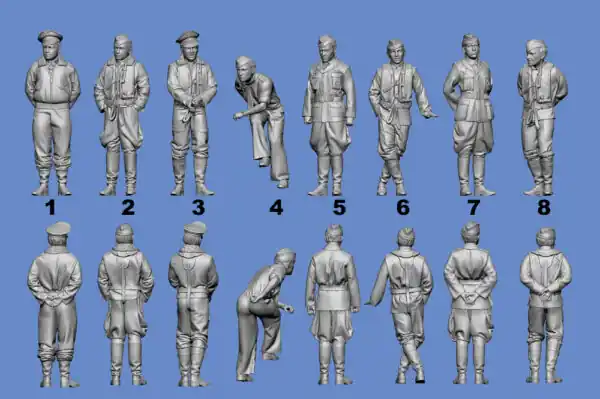 Must-Have NEW! Germania-Figuren 32-WW2-0382 German Fighter Aces Battle Of Britain II