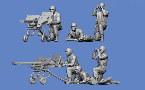 Usine Directe NEW! Germania-Figuren 35-WW2-2022 WW2 Paratroopers Battle Of Monte Casino