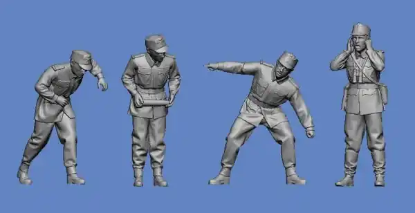 Vente Directe NEW! Germania-Figuren 35-WW1-0015b WW1 KUK Artillerymen For Gun B