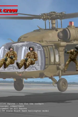 Acheter En Ligne ICM 48130 Black Hawk Crew (3 figures / 100% new moulds)