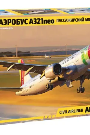 Zvezda 7043 Civil Airliner Airbus A321neo Seulement Aujourd'hui