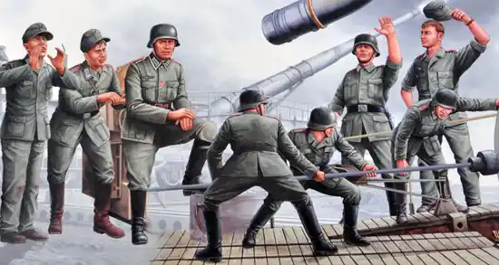 Meilleure Vente Trumpeter 00406 8 Figure Crew For Leopold Rail Gun