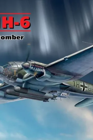 Usine Directe ICM 48262 He 111H-6 WWII German Bomber