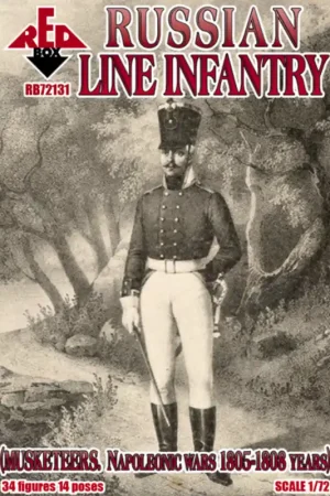 Commander Maintenant Red Box 72131 Nap. Russian Line Infantry (Musketeers) 1805-1808