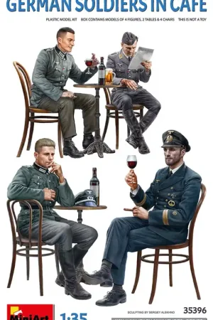 Retour Gratuit MiniArt 35396 German Soldiers In Cafe