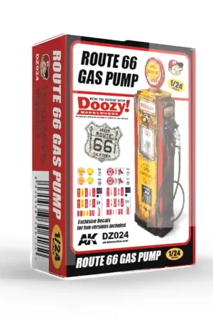 AK-Interactive DZ024 Route 66 Gas Pump Expédition Rapide