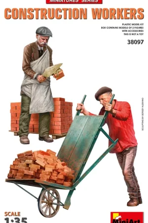 MiniArt 38097 Construction Workers Réduction