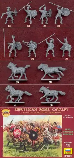 Zvezda 8038 Republican Roman Cavalry Populaire