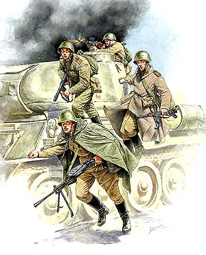 Zvezda 3544 Soviet tank infantry Jusqu'à Épuisement Des Stocks