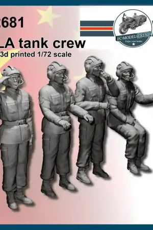 Soldes FC ModelTrend 72681 Modern PLA Tank Crew (4 Figures / 3D-Printed)