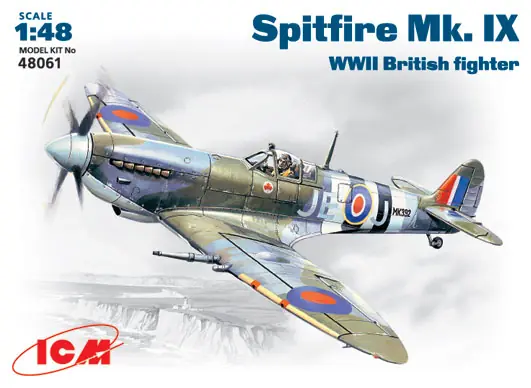 Affaire À Saisir ICM 48061 Spitfire Mk .IX WWII British fighter