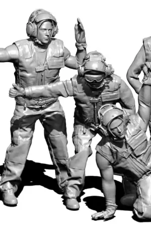 Orange Hobby A48-050-98 U.S. Navy Aircraft Handling Officers of Flight Deck Super Prix