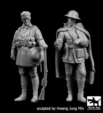 Black Dog F35206 British soldiers WWI set N°2 Quantité Limitée