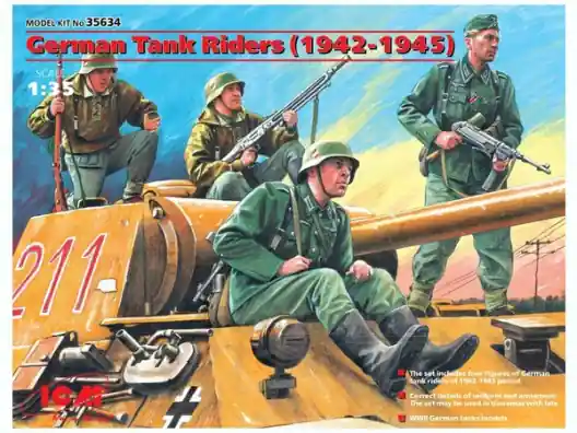 Affaire À Saisir ICM 35634 German Tank Riders 42-45