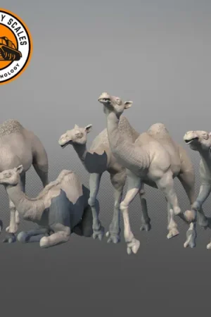 Meilleur Prix IDAP Technology PMI0359B Dromedary Camels Set Of 5pcs