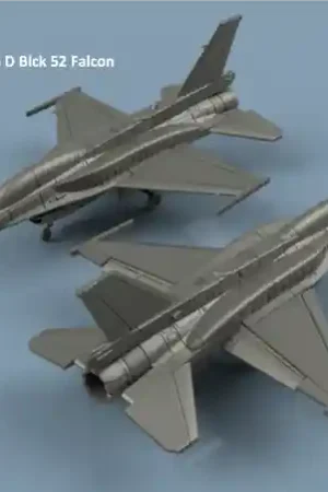 Achetez Aujourd'hui L‘Arsenal 2.0 3D350337 General Dynamics F-16 D Block 52 Falcon - 3D printing (5 pcs)
