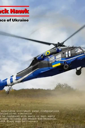 ICM 48362 UH-60 A Black Hawk - Defence Intelligence of Ukraine Quantité Limitée