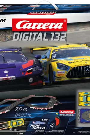 Acheter Direct Carrera Circuit Digital 132 Pole To Podium Mercedes AMG GT3 - Ferrari 296 GT3