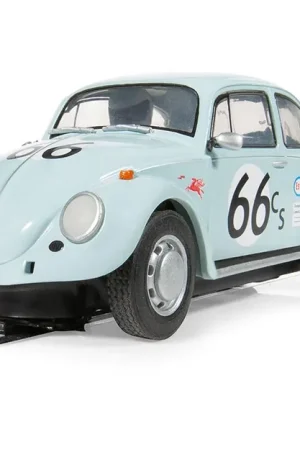 Achat Immédiat Scalextric Volkswagen Beetle n°66 Bleu