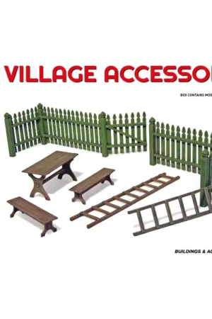 Accessoires de village - MINIART 35539 - 1/35 Pas Cher