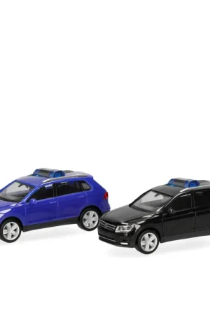 Solde Minikit, Volkswagen Tiguan, noir, bleu, 2 pièces - HERPA 013109-003 - HO 1/87