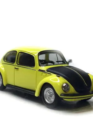 Volkswagen, Beetle 1303, coureur, jaune et noir - HERPA 421102 - HO 1/87 Nouvel Arrivage