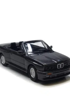 BMW M3 E30, cabriolet, gris foncé, 1988 - Minichamps 870020234 - 1/87 Vente Directe