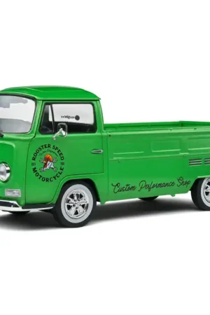 VW T2 Combi Bay Window Pick Up, Custom Green, 1968 - SOLIDO S1809401 - 1/18 Acheter En Ligne