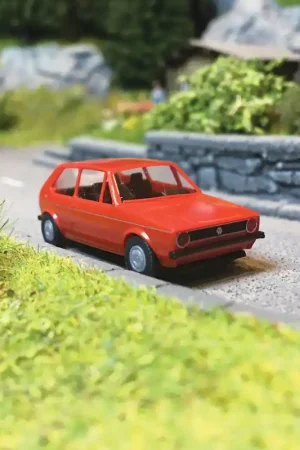 VW Golf 1, Rouge - BREKINA 25543 - HO 1/87 Achat Immédiat