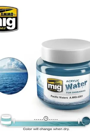 Eau Acrylique "Pacific Waters - Eaux du Pacifique" - AMMO 2201 Vente Flash