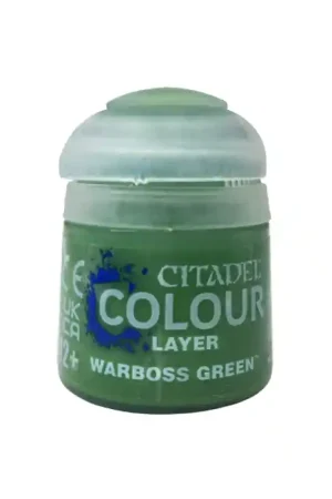Satisfait Ou Remboursé Peinture Layer Warboss Green, 12ml, Citadel 22-25