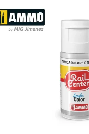 Meilleur Prix Diluant acrylique 15 ml, gamme Rail Center - AMMO R-0500