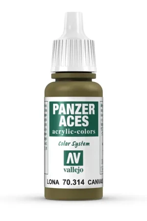 Authentique Peinture Acrylique, 17ml, Panzer Aces Toile - VALLEJO 70314