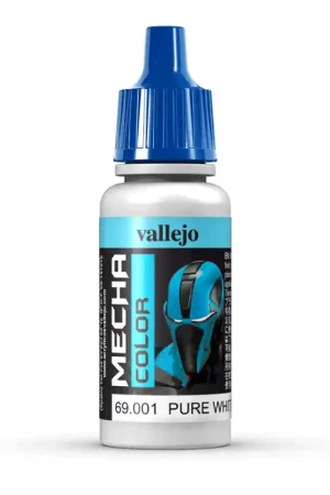 Promotion Saisonnière Peinture acrylique "Mecha Color" Blanc Pur 17 ml - VALLEJO 69001 PM001